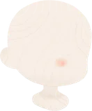 寒さでほんのり赤い鼻