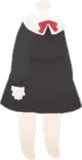 リボンつきワンピース