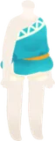 ワンショルダーの民族服