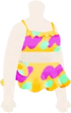 パレオ付き水着