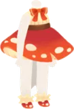 レッドキノコワンピ