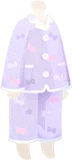 リボン柄のパジャマ