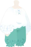 すずらん袖の妖精の服
