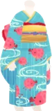 ポップな着物