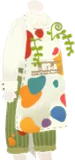 エプロン付きの作業着