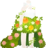 オレンジ香るドレス