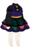 ピンクチェリードレス・ブラック