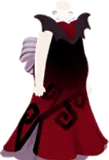 マダムな吸血鬼のマーメイドドレス