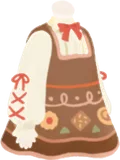 スイートクッキーワンピ・茶