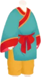 春節の大頭佛の服