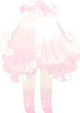 淡く咲く桜ワンピ