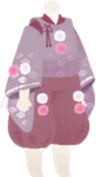 花あかりの水干・小豆