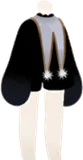 大きな襟のロンパース