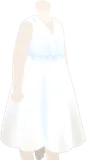 リゾートホワイトワンピース
