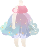 洞窟の妖精のドレス・昼
