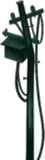 路地裏の電柱