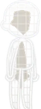 光るネオン体・白