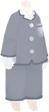 ブルーグレー長袖パジャマ