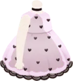 パープルハートドレス