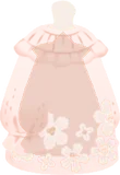 花柄ニットワンピ
