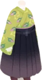 葉っぱ柄のお出かけ袴