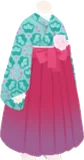 花柄のお出かけ袴
