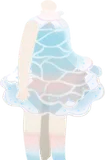 たゆたう水面ワンピース・浅瀬