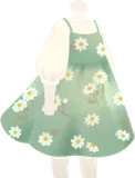 カモミール柄ワンピ