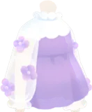 紫陽花色のワンピース