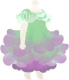 花キャベツのドレス