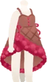 ワッフルコーンのワンピース
