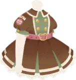 ポストオフィスの制服ワンピ