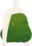 森の苔ワンピース