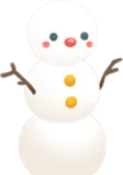 ホワイトタウンの雪だるま