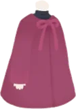 シンプルなリボンコート