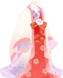 天上の乙女の着物