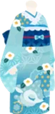 水玉な着物