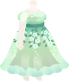 森の妖精のドレス