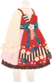 苺色の和ロリィタワンピ