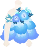 ネモフィラの妖精ワンピース