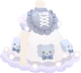 スリーピーブルーベアワンピ