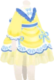 レモン色のワンピース