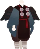 鳥天狗の衣・紺黒