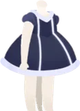 ネオンラインワンピース・ネイビー