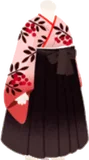 南天柄の袴