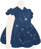 ふわりおやすみワンピ・星