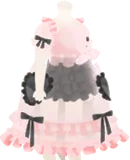 パフスリーブリボンワンピース