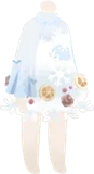 木の実のフロストドレス