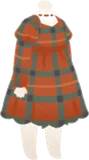 レトロチェックワンピース