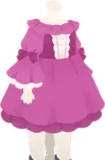 舞踏会のフリルドレス・ピンク